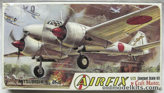 Airfix 1/72 Mitsubishi Ki-46-II Dinah Craftmaster, 1226-50 plastic model kit